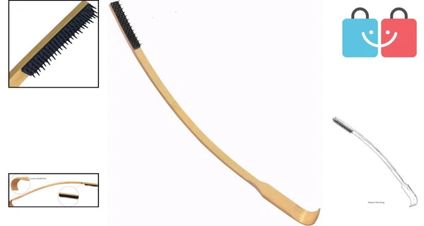 Lightweight Bamboo Back Scratcher - Versatile Intensity for Custom Itch Relief