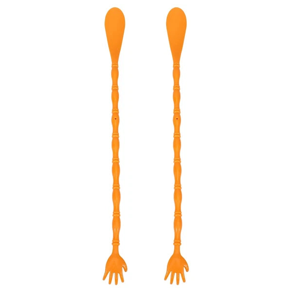 2 Pcs Itchy Claw Shoe Horn Back Scratcher and Tool Body Massager