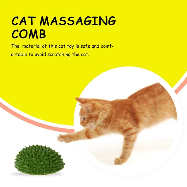 Cat Toy Cat Wall Self Tickling Toy Cat Massaging Comb Cat Scratcher Toy