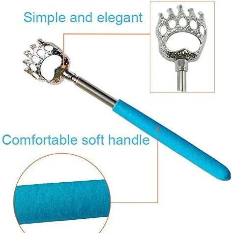 4 Pack Bear Claw Manual Back Massager Portable Stainless Steel Scratchers