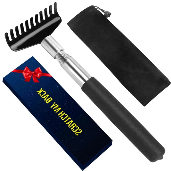 Oversized Portable Extendable Back Scratcher Upgraded Metal Stainless Steel T...