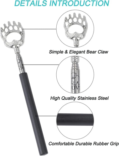 Bear Claw Extendable Back Scratcher for Men Women, Mothers Day Gifts for Mom, St