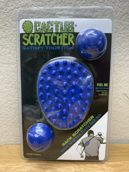 Cactus Back Scratcher Satisfy Your Itch Blue Instant Relief From Prickly Back