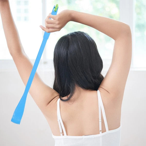 2 Pcs Itch Rake Massager Man Telescopic Back Scratcher Hand Tools