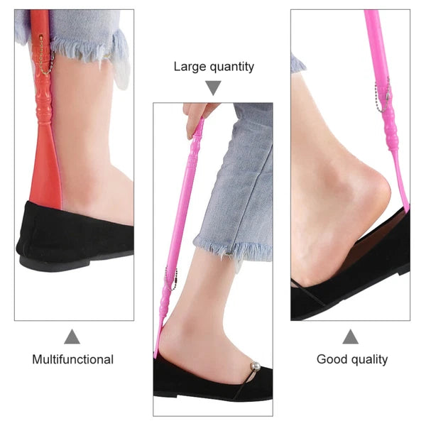 6pcs Multifunctional Shoe Horn Back Scratcher Handheld Back Massager-
