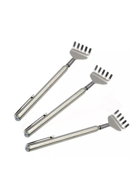 3 x Back Scratcher Retractable Telescopic Stainless Steel Shipped from UK