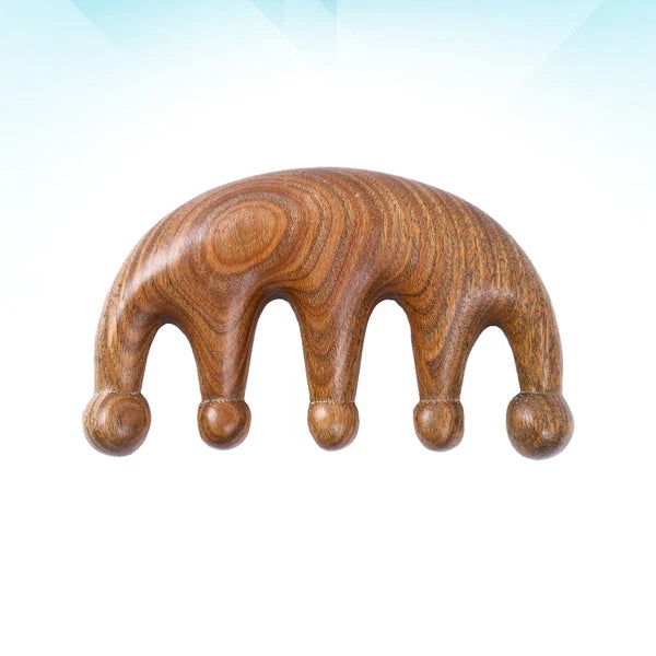 Massage Comb Anti-static Scalp Scratcher Sandalwood Hair Massager