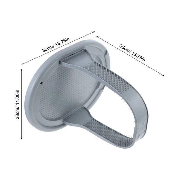 Arched Wool Rubbing Device Cat Self Grooming Scratcher Massager for Cats