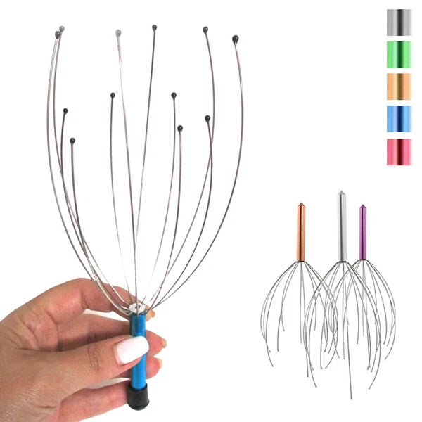Head Massager Scratcher Neck Scalp Massage Relax Stress Relief Octopus