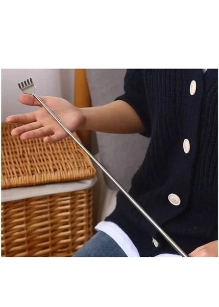 3 x Back Scratcher Retractable Telescopic Stainless Steel Shipped from UK