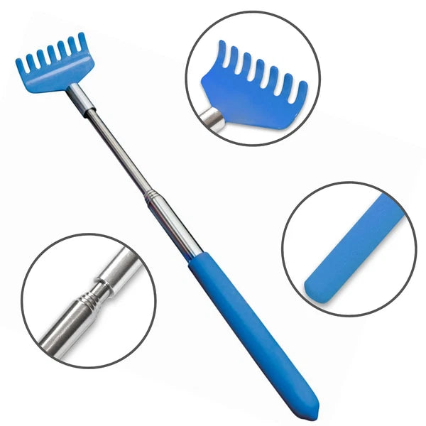 BACK SCRATCHER EXTENDABLE METAL EXTENDING MASSAGER PORTABLE TELESCOPIC