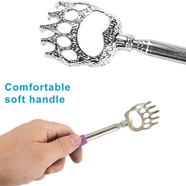 BEAR CLAW BACK SCRATCHER METAL EXTENDING EXTENDABLE MASSAGER PORTABLE TELESCOPIC