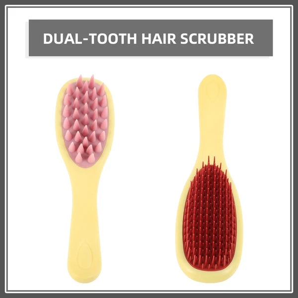 Shampoo Brush Scalp Cleansing Comb Scratcher Massager Bath Hair Scrubber