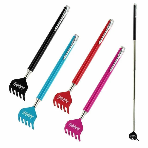 Telescopic Extendable Back Scratcher Itch Handy Random Colour Portable Pocket