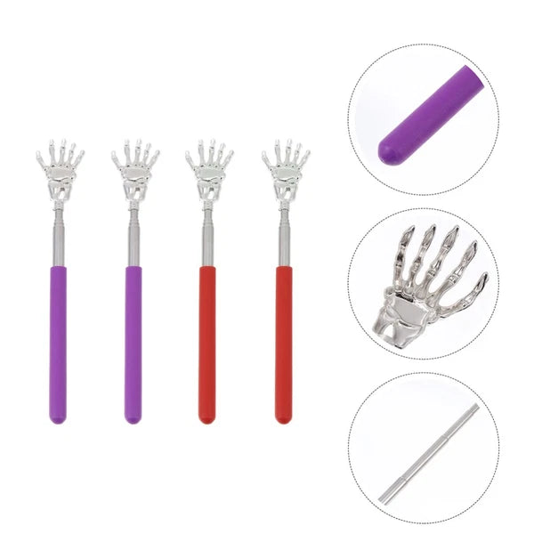 4 Pcs Massage Scratcher Child Telescoping Portable Extendable Back