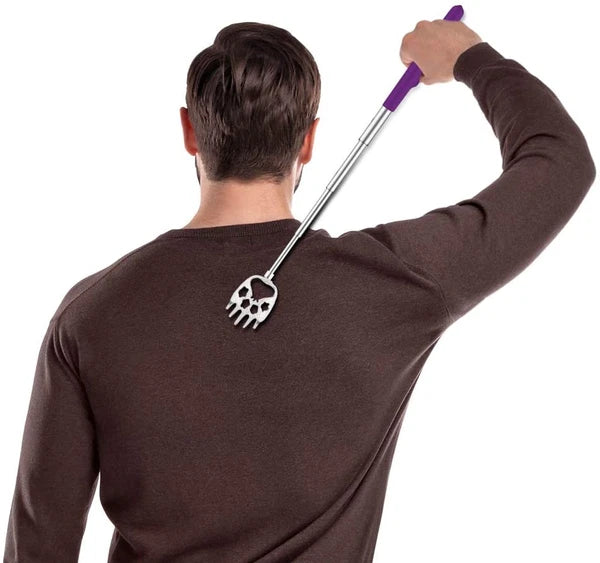 6 Pack Telescoping Back Scratcher - Bear Claw Back Scratchers - Portable Extenda
