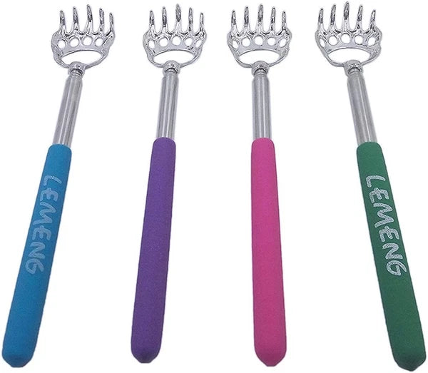 4 Pack Bear Claw Manual Back Massager Portable Stainless Steel Scratchers