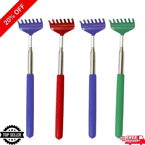 BACK SCRATCHER EXTENDABLE METAL EXTENDING MASSAGER PORTABLE TELESCOPIC