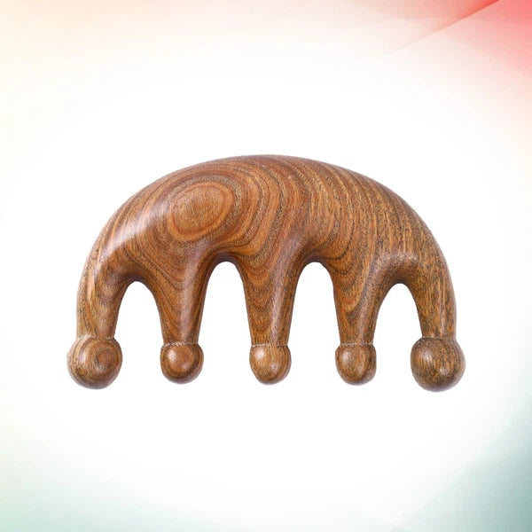 Massage Comb Anti-static Scalp Scratcher Sandalwood Hair Massager
