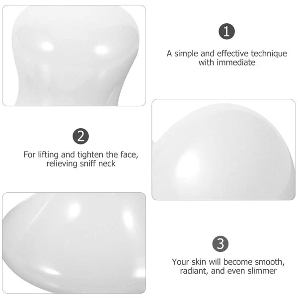 2 Pcs Scraping Massage Stone Face Shaper Body Scratcher for Women