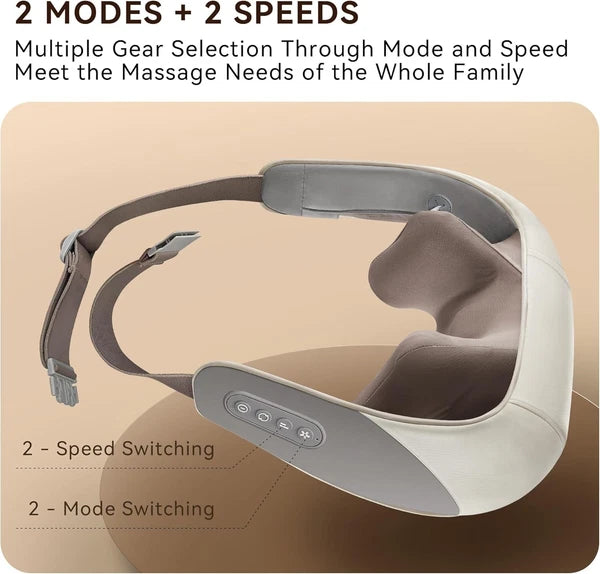 SORELAX Mini Shiatsu Neck Massager, Shoulder Massager with Heat for Pain Relier