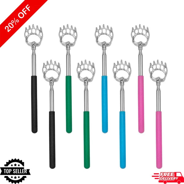 BEAR CLAW BACK SCRATCHER METAL EXTENDING EXTENDABLE MASSAGER PORTABLE TELESCOPIC