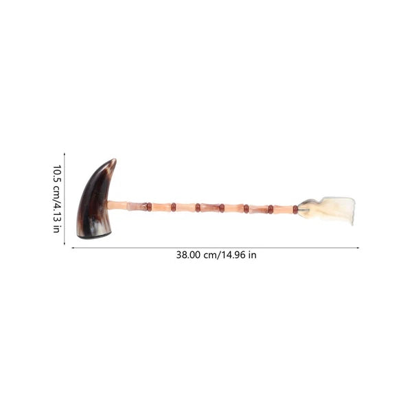 Itchy Horns Back Knock Massage Tool Extendable Scratcher Body Massager Hammer