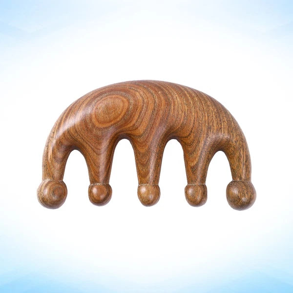 Massage Comb Anti-static Scalp Scratcher Sandalwood Hair Massager