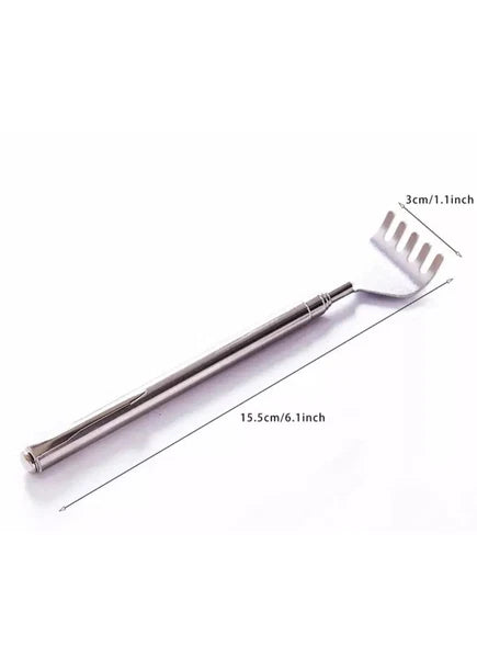 3 x Back Scratcher Retractable Telescopic Stainless Steel Shipped from UK