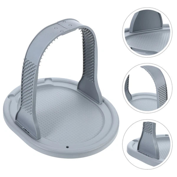 Arched Wool Rubbing Device Cat Self Grooming Scratcher Massager for Cats