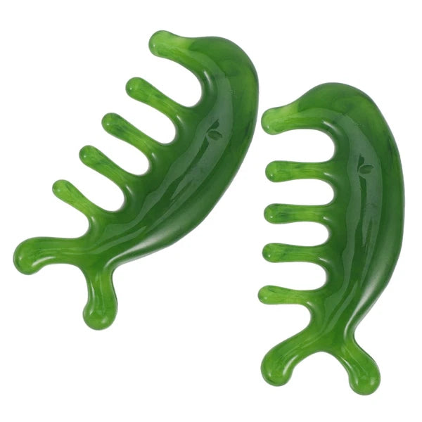 2 Pcs Scalp Massage Comb Hair Care Masssage Head Scratcher Massager