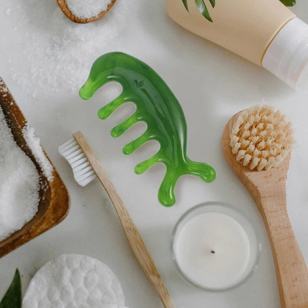 2 Pcs Scalp Massage Comb Hair Care Masssage Head Scratcher Massager